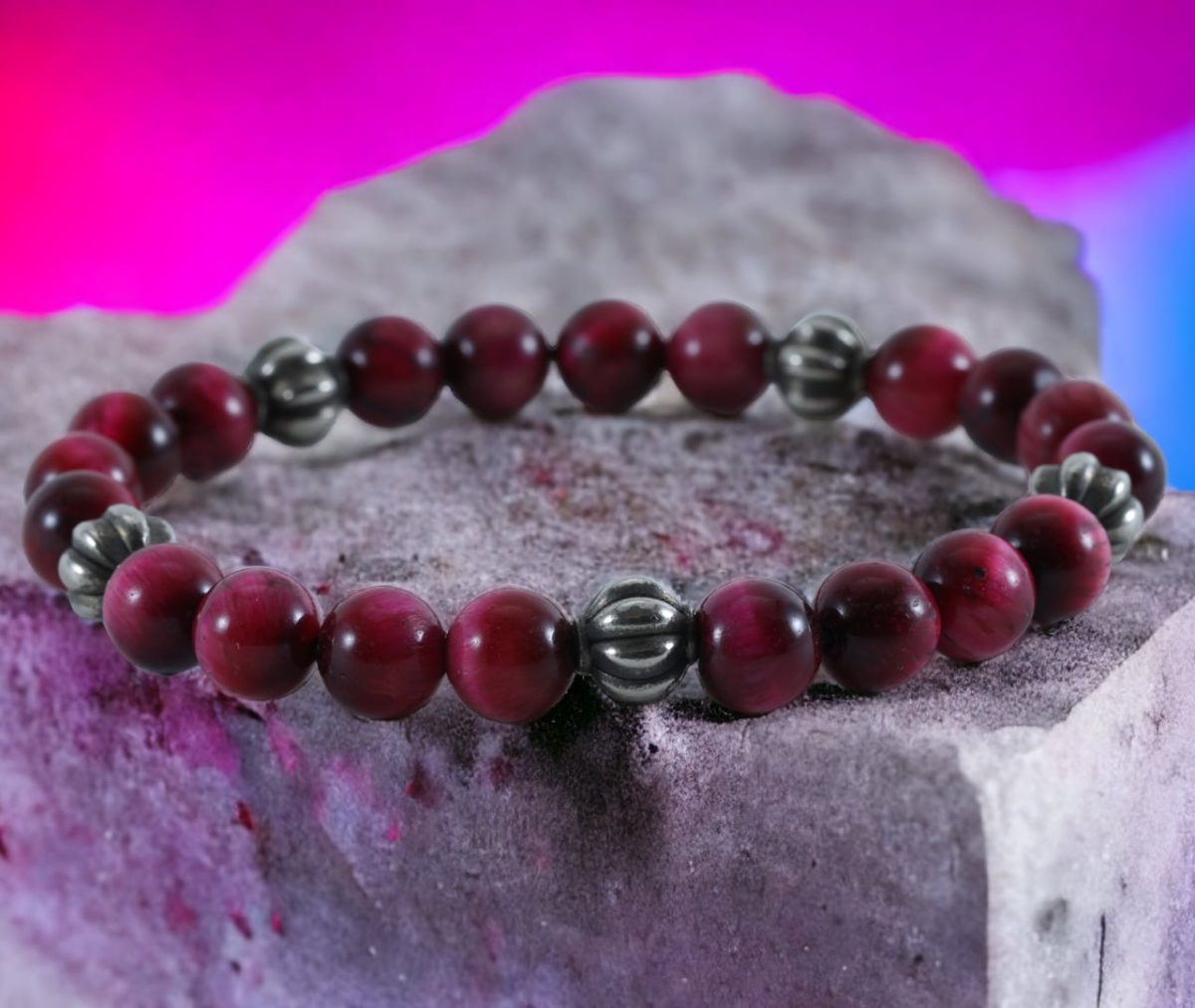 Pink Tigereye Bracelet