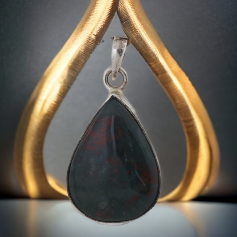 Bloodstone pendant