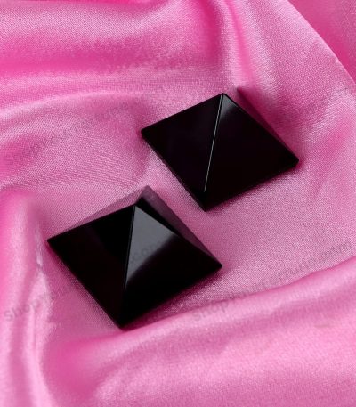 Black Obsidian Pyramid