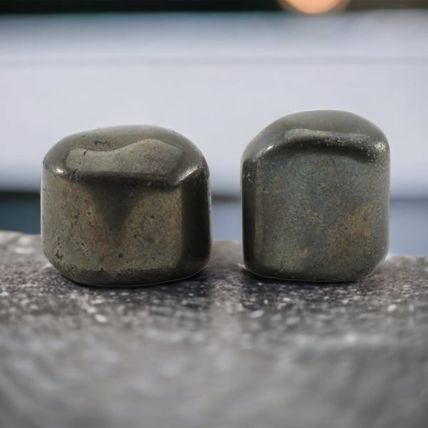 Pyrite Tumbles ( Set of 2 )