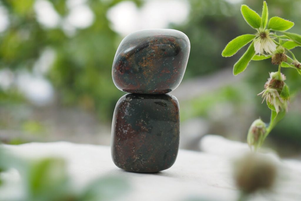 Bloodstone Tumble Set of 2 | Clean the Blockages of Heart