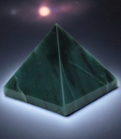 Green Jade Pyramid | Reduce Inflammation - 50mm * 50mm