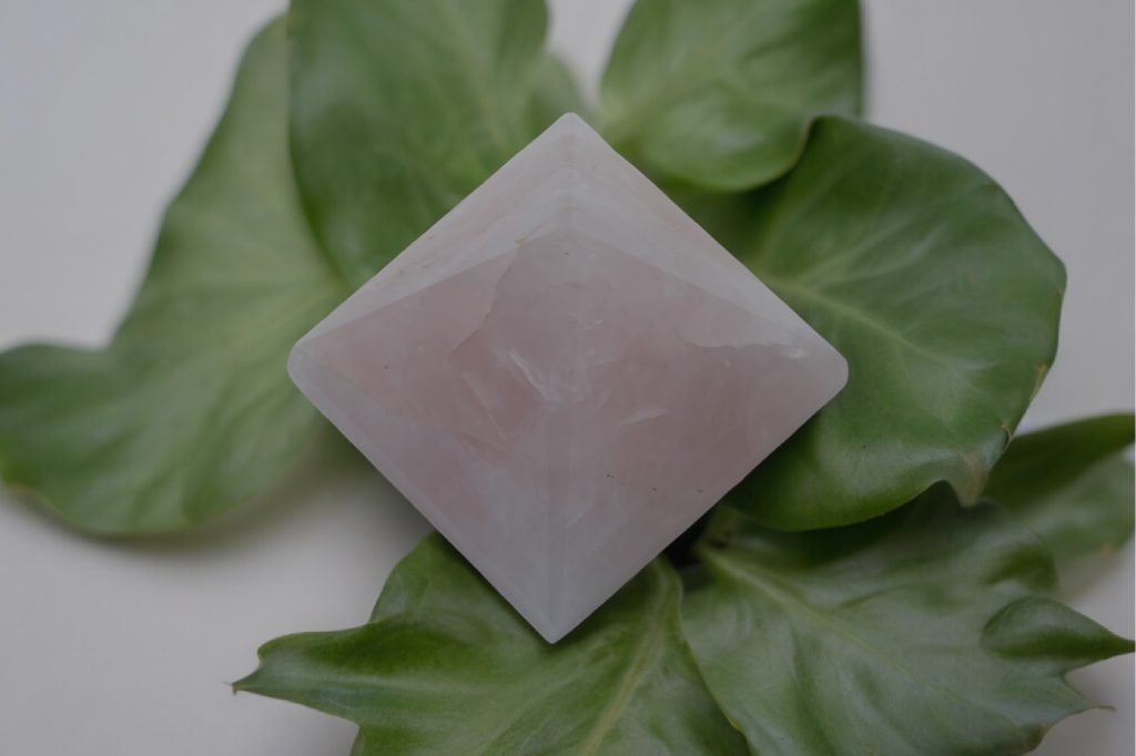 Rose Quartz Pyramid | Relationship Issue- 50mm * 50mm