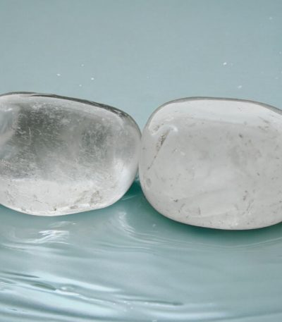 Clear Quartz Tumble Set of 2 | Mother Healer