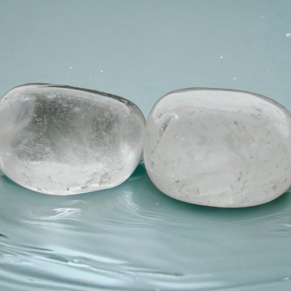 Clear Quartz Tumble Set of 2 | Mother Healer