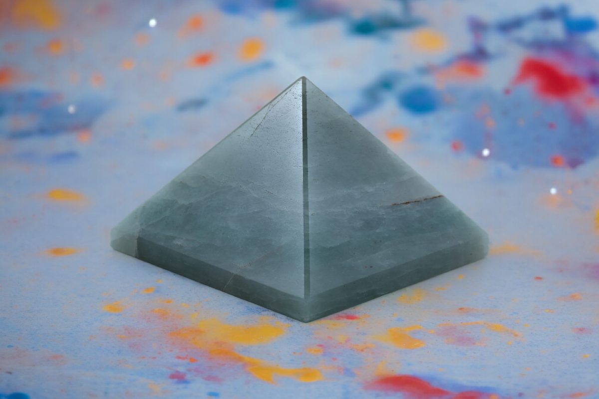 Green Calcite Pyramid | Remove Feelings of Anger