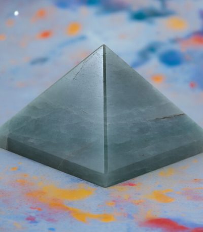 Green Calcite Pyramid | Remove Feelings of Anger