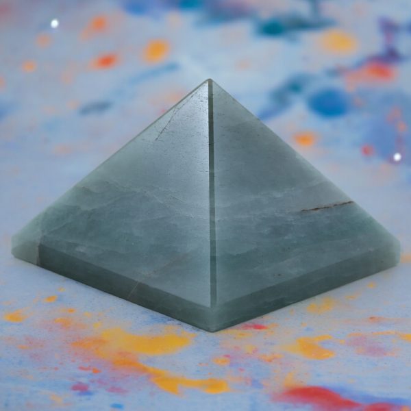 Green Calcite Pyramid | Remove Feelings of Anger