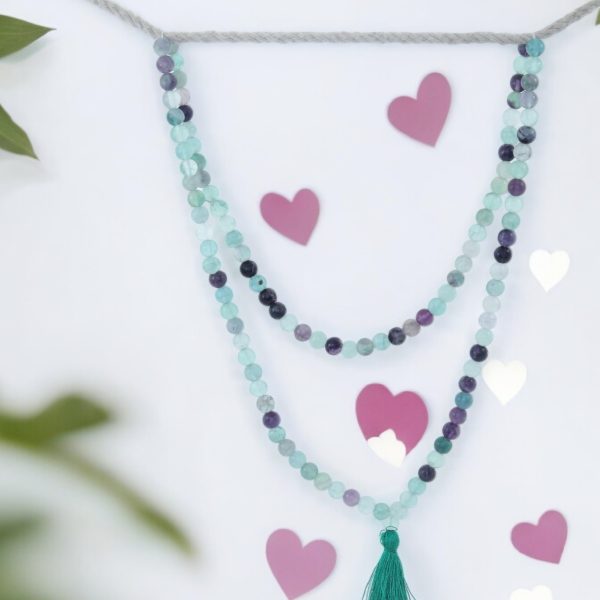 Rainbow Fluorite Mala | Rheumatide