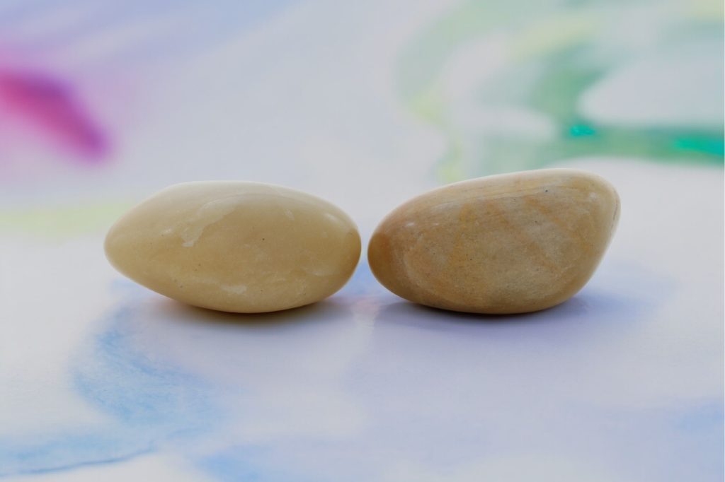 Yellow Calcite Tumble Set of 2| Healthy Liver