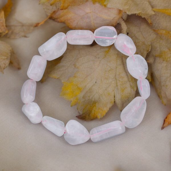 Rose Quartz Tumble Bracelet